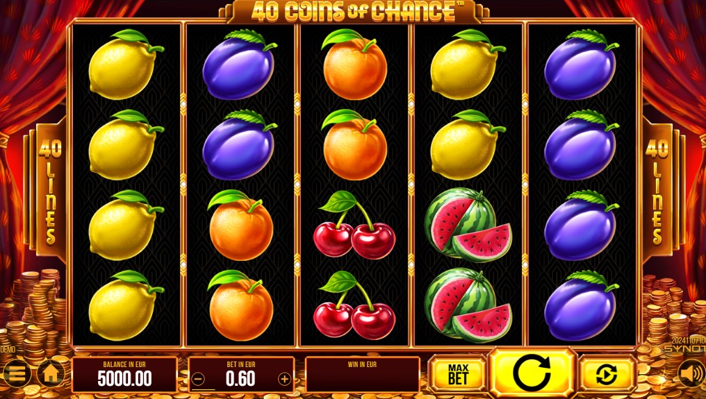 40 Coins of Chance by SYNOT Games slot