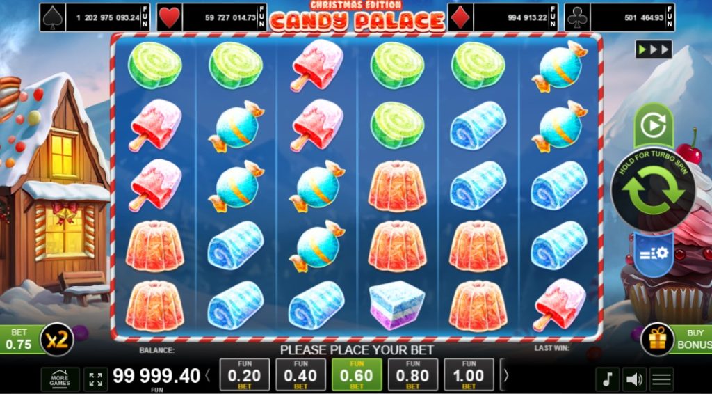 Candy Palace Christmas Edition slot by Amusnet slot