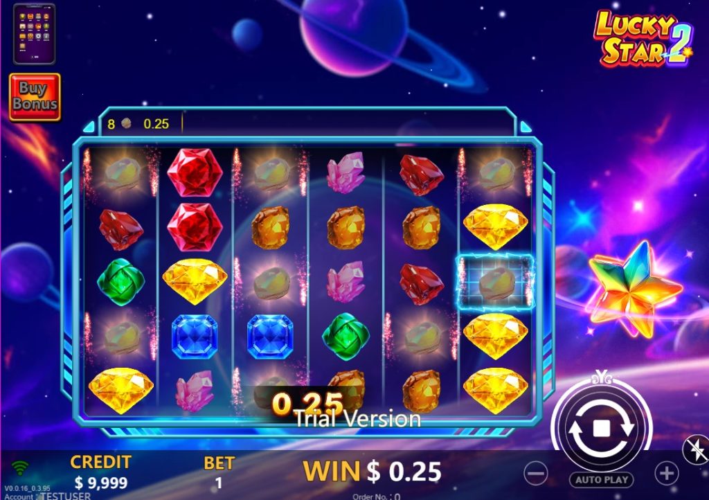 Lucky Star slot by YGR slot gameplay