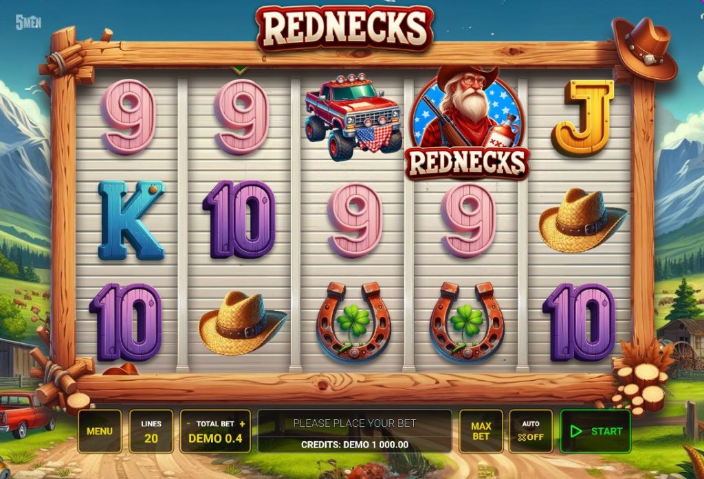 Rednecks by Five Men Gaming slot