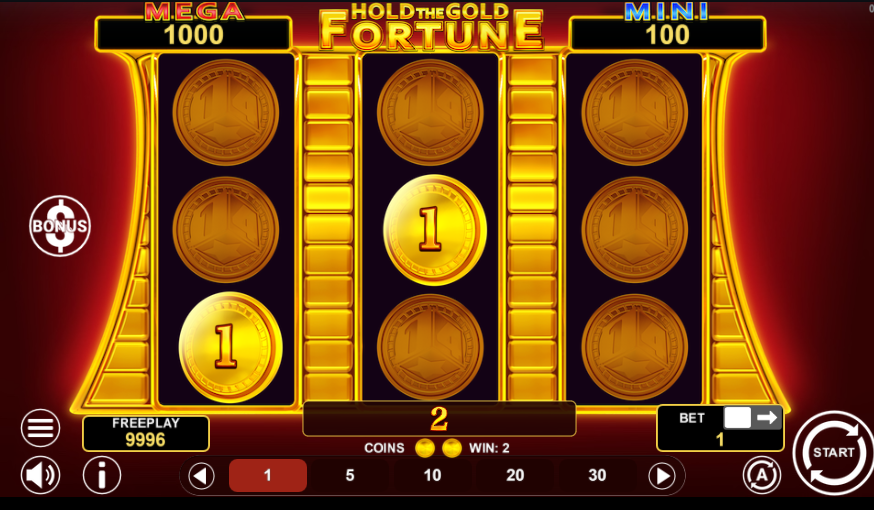 Hold The Gold Fortune Slot gameplay