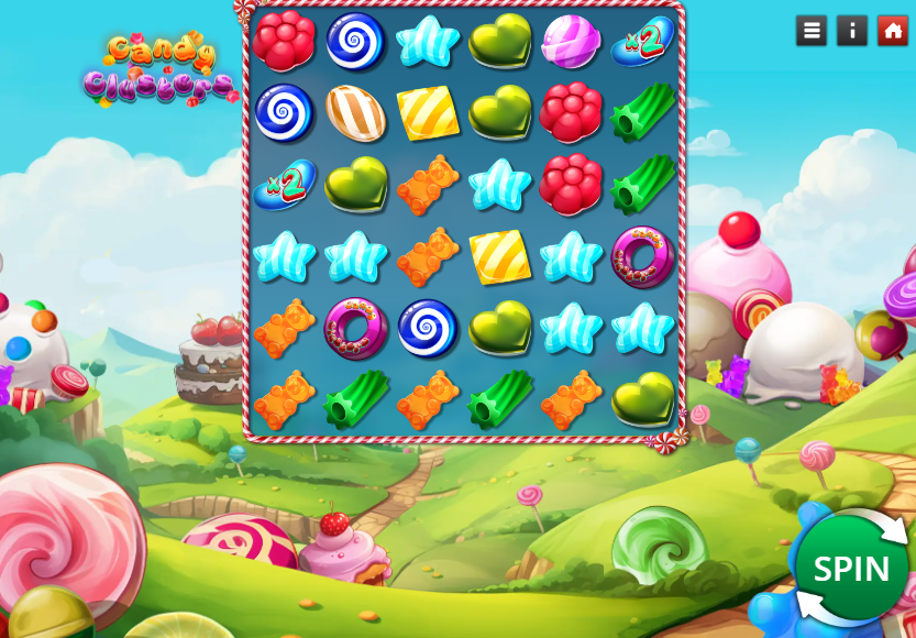 Candy Clusters Slot gameplay