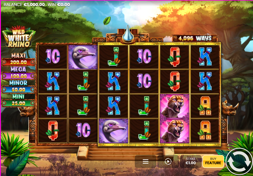 Wild White Rhino Slot