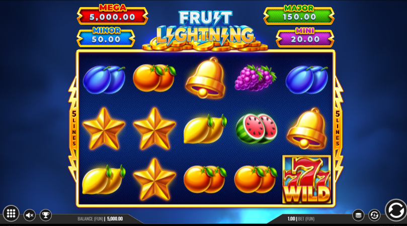 Fruit Lightning Slot Gameplay