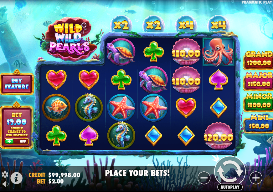 Wild Wild Pearls Slot Gameplay