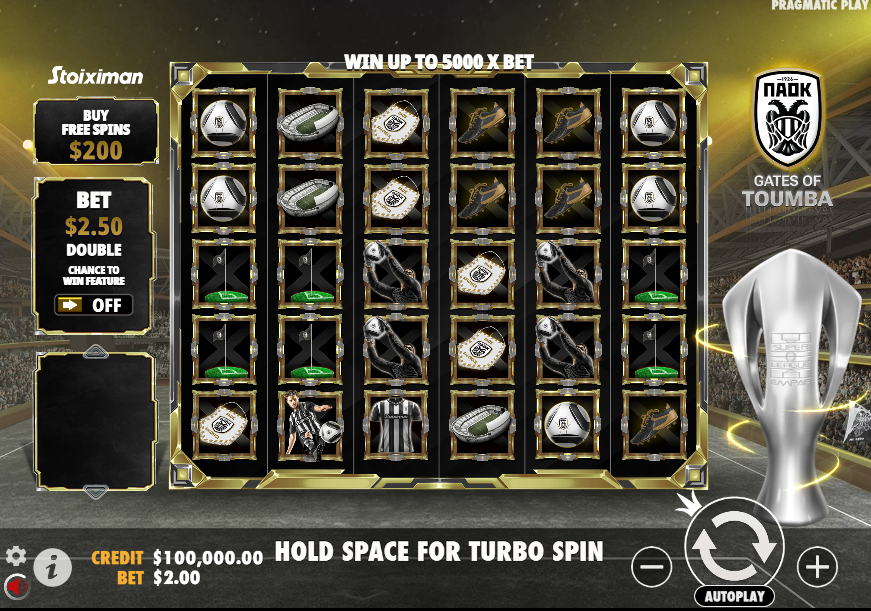 Gates of Toumba Slot layout