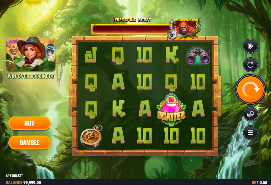 Ape Rulez Slot Gameplay