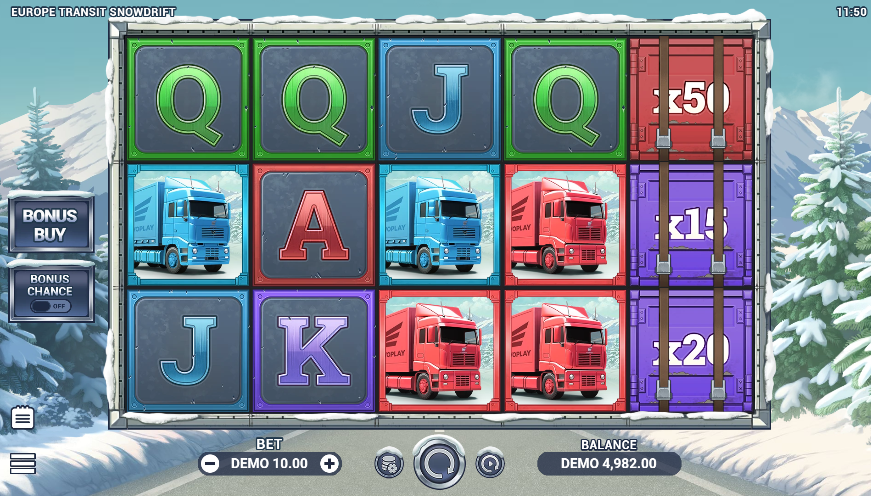 Europe Transit Snowdrift Slot game