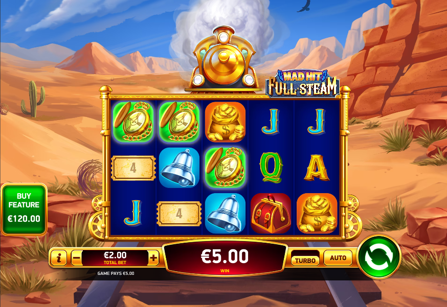 Mad Hit Full Steam Slot Game