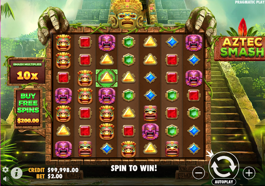 Aztec Smash slot gameplay