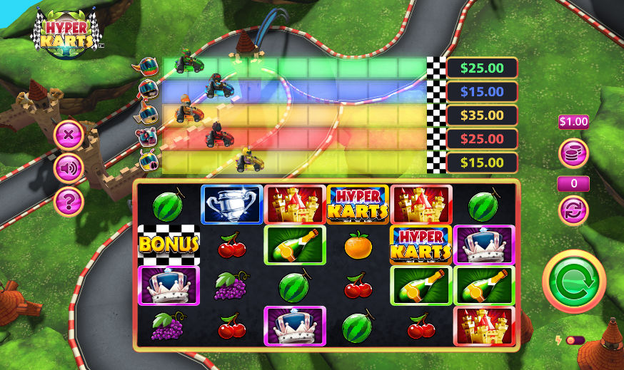 Hyper Karts Slot gameplay