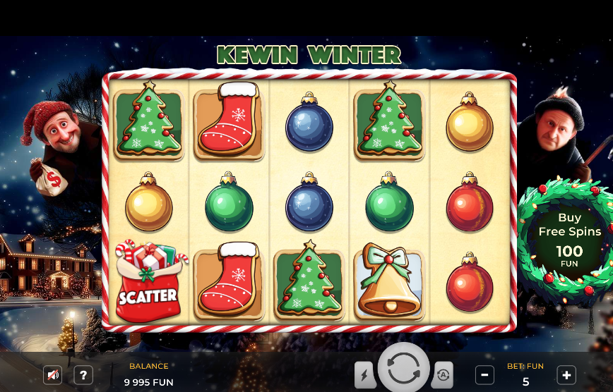 Kewin Winter Slot gameplay