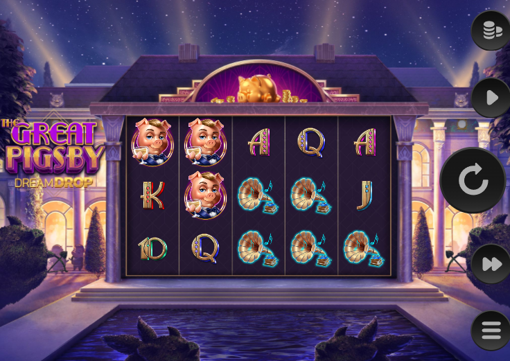 The Great Pigsby Dream Drop Slot Gameplay