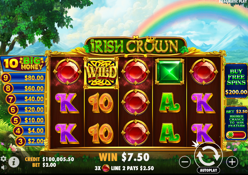 Irish Crown Slot Gameplay