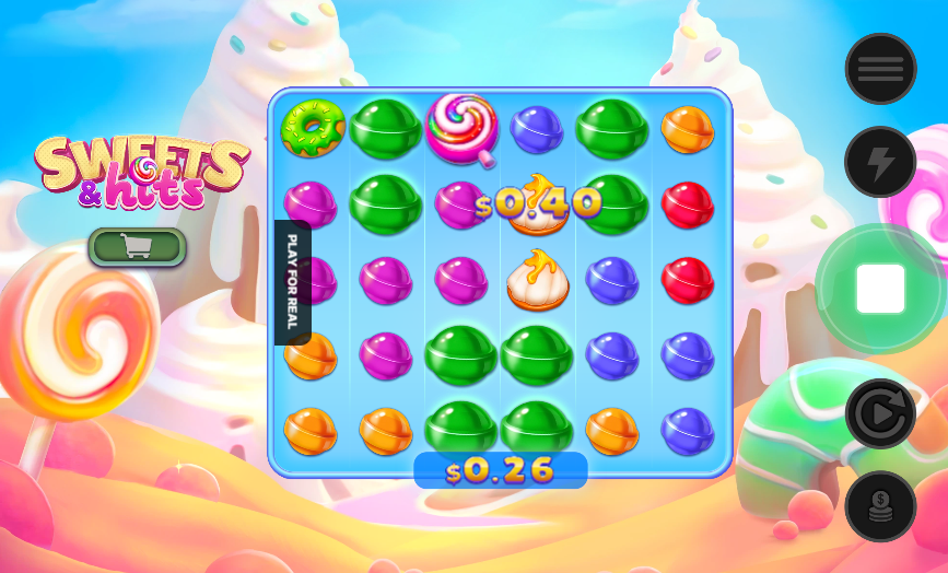 Sweets&Hits Slot Gameplay