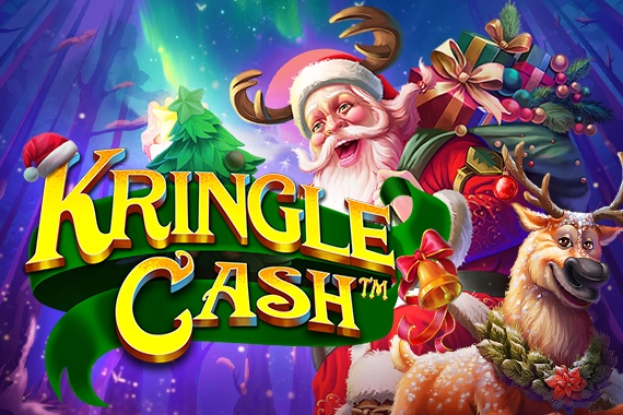 Kringle Cash by Powderkeg Studios slot logo