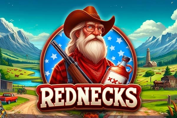 Rednecks by Five Men Gaming slot logo