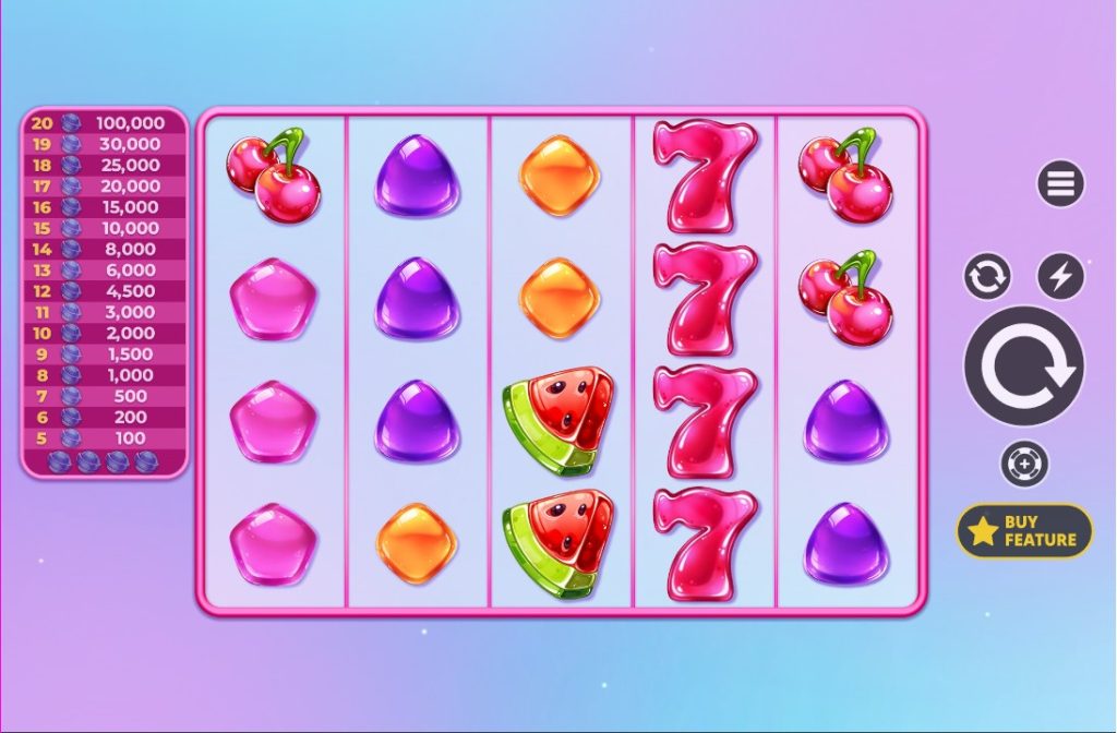 20 Sweet Candies & Fruits Slot by Apparat Gaming slot gameplay