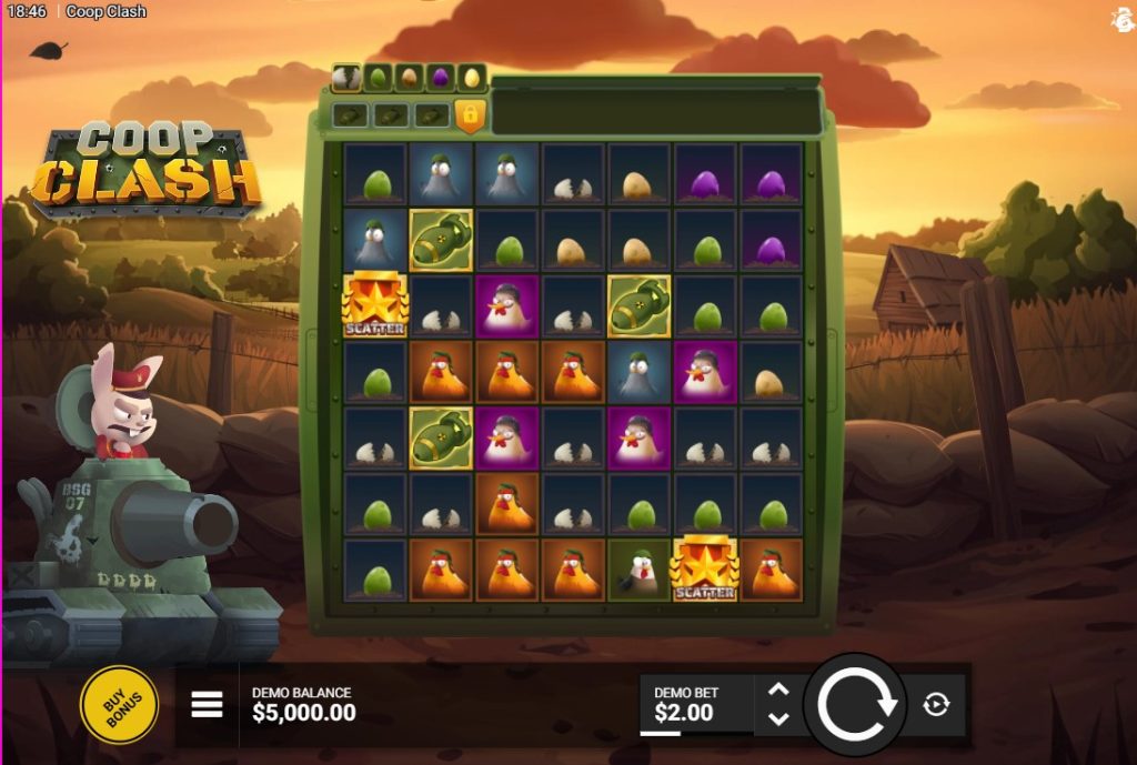 Coop Clash by Bullshark Games slot review gameplay