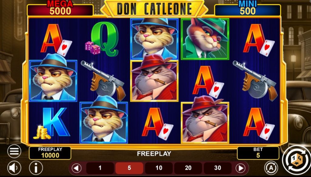 Don Catleone Hold & Win by 1Spin4Win slot gameplay