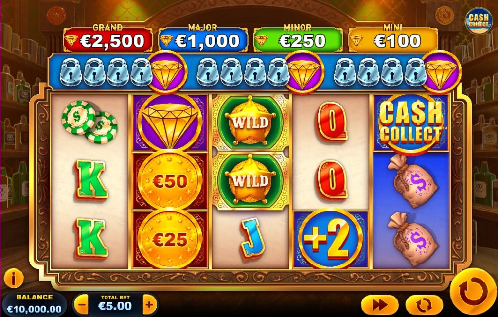 El Ranchero Cash Collect Diamond Path by Playtech slot gameplay