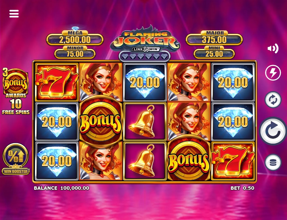 Flaming Joker Link & Win by Barstruck slot