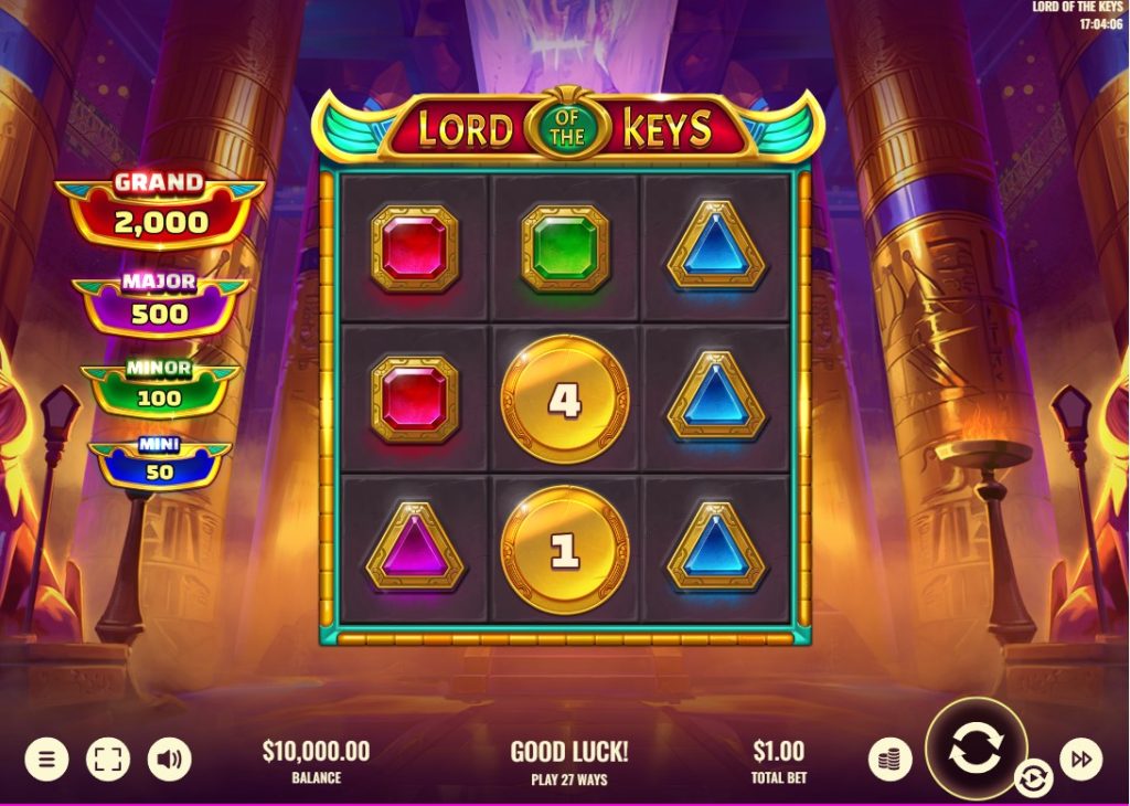 Lord of the Keys by Platipus slot gameplay