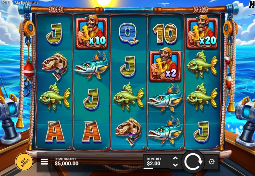 Marlin Masters by Hacksaw Gaming slot gameplay