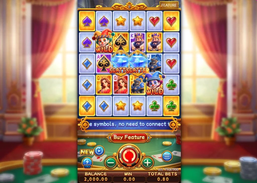 Poker Win by Fa Chai slot gameplay screen