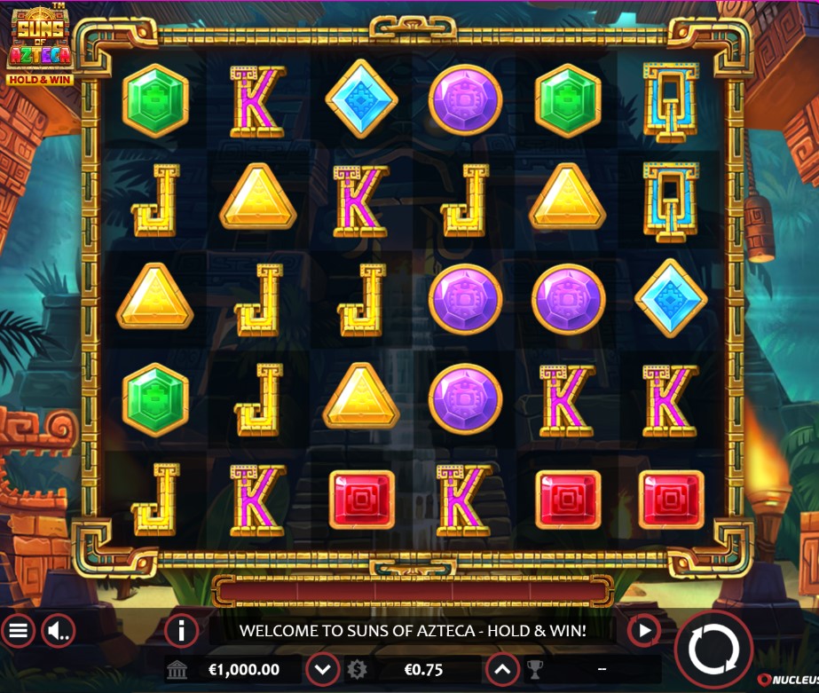 Suns of Azteca – Hold & Win by Nucleus Gaming slot gameplay
