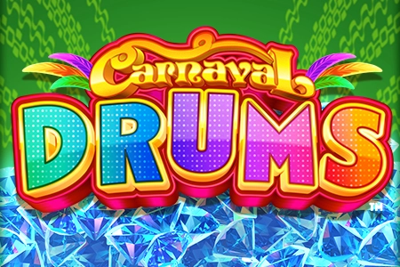 Carnaval Drums by Gameburger Studios slot logo