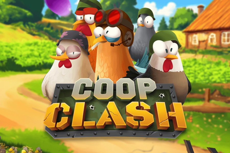 Coop Clash by Bullshark Games slot logo