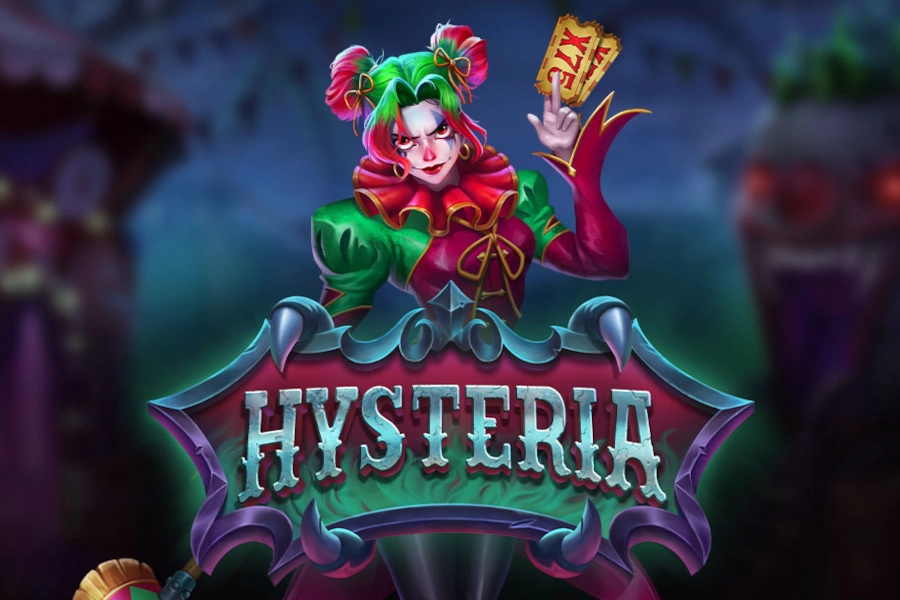 Hysteria by Playnetic slot logo