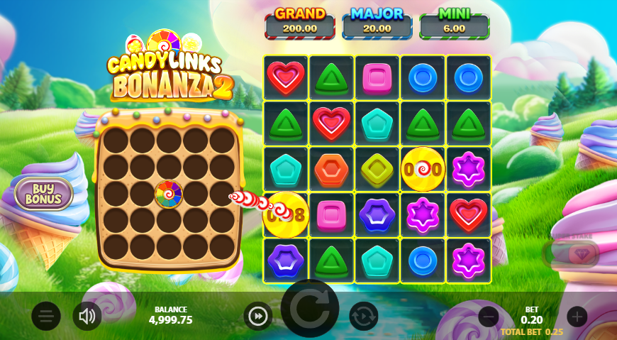 Candylinks Bonanza 2 Slot gameplay