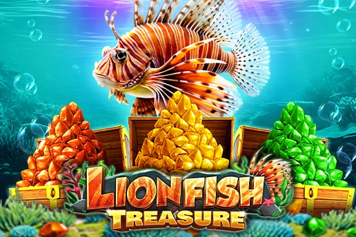 Lion Fish Treasure by GMW slot logo