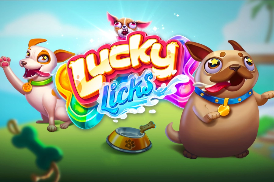 Lucky Licks by Playnetic slot logo