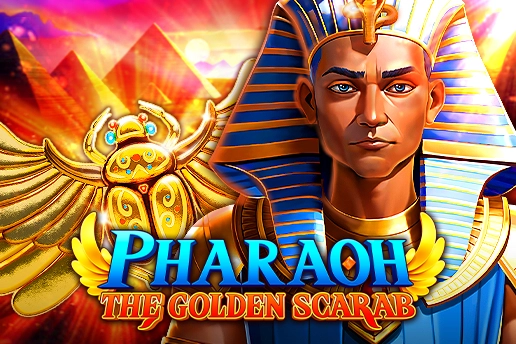 Pharaoh The Golden Scarab slot by GMW logo