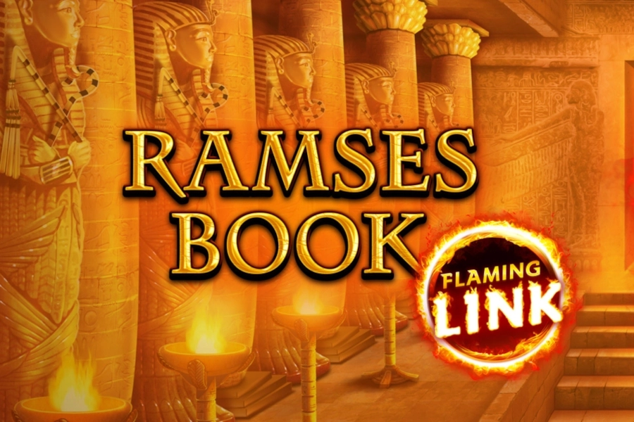 Ramses Book Flaming Link by Gamomat