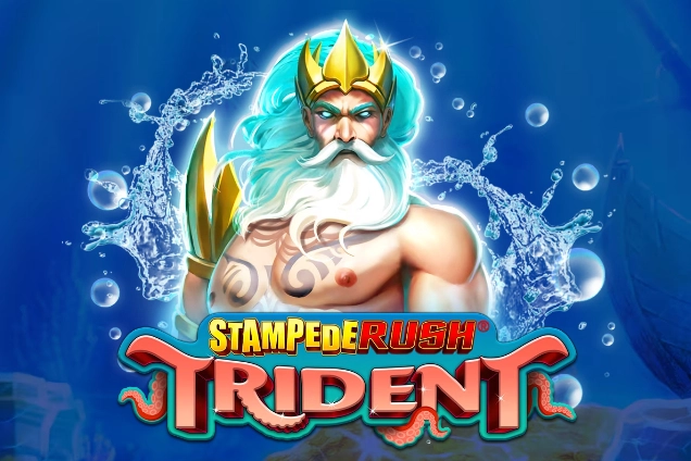 Stampede Rush Trident by RubyPlay slot logo