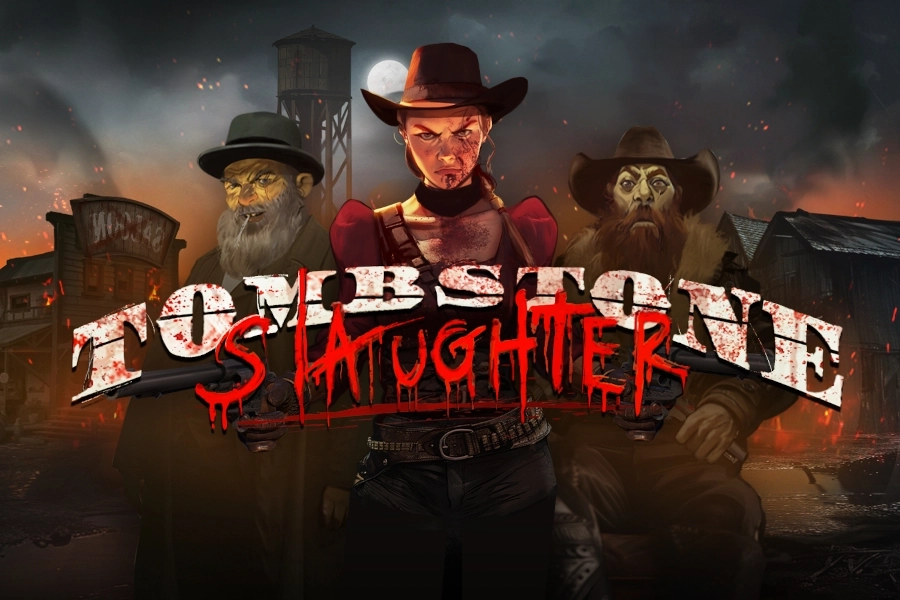 Tombstone Slaughter by Nolimit City slot logo