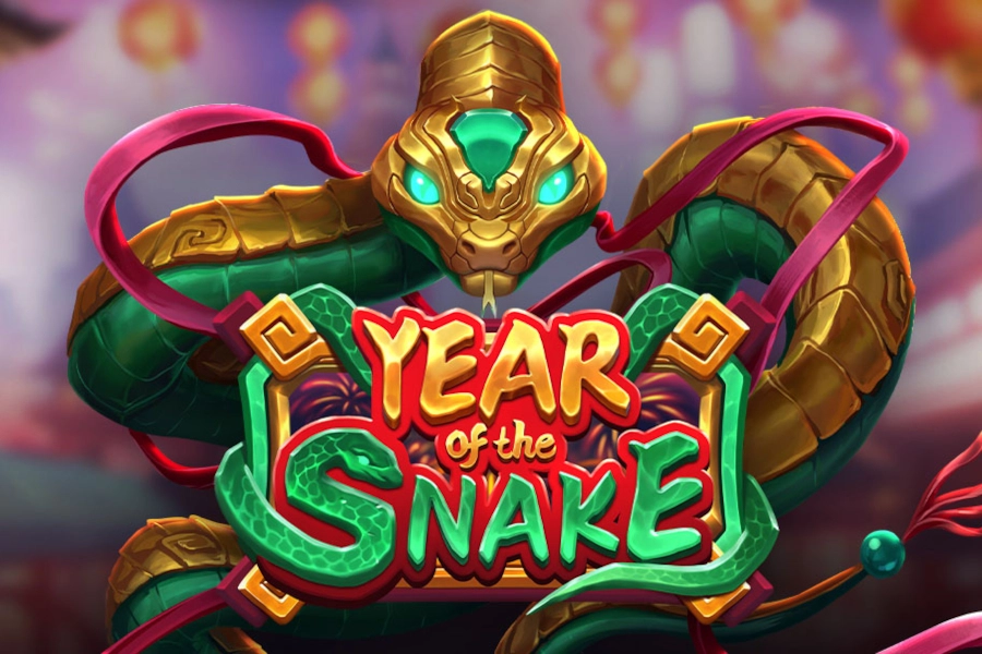 Year of the Snake by Playnetic slot logo