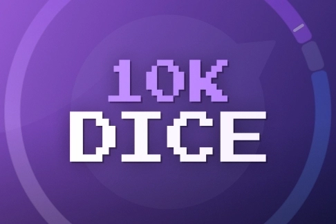 10K Dice by Mascot Gaming slot logo