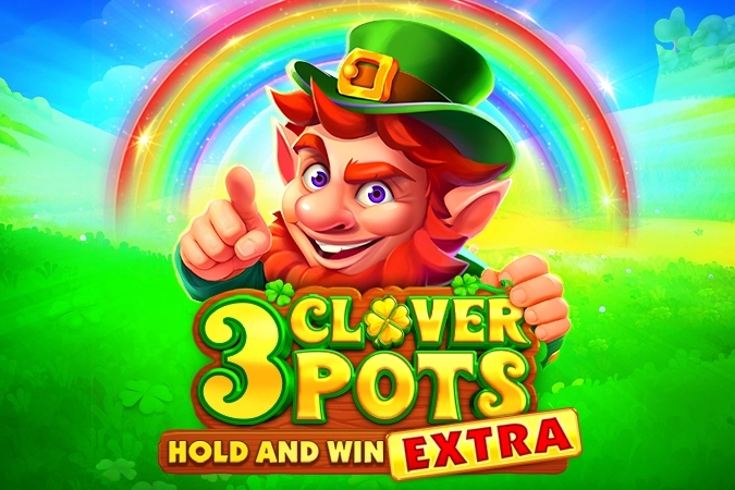 3 Clover Pots Extra by Booongo slot logo