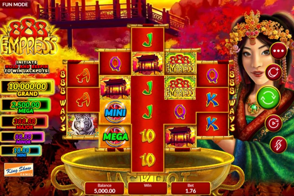 888 Empress by King Show Games slot gameplay