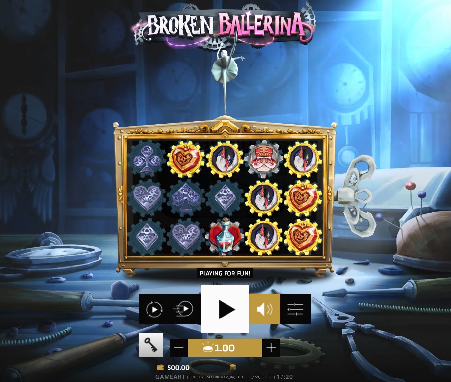 Broken Ballerina by GameArt slot gameplay