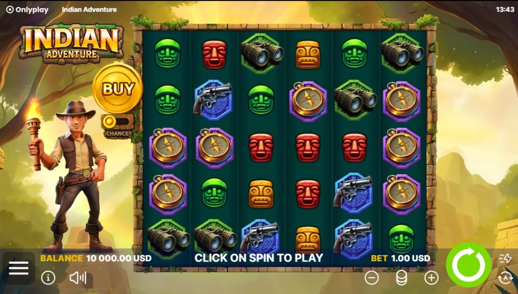 Indian Adventure by Onlyplay slot gameplay