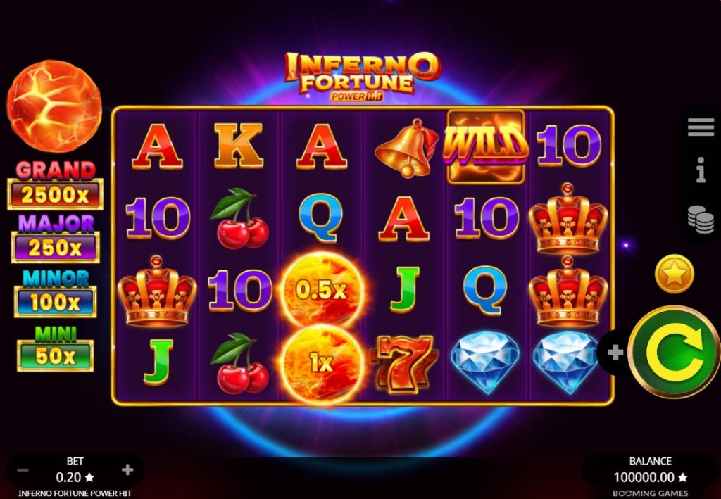 Inferno Fortune Power Hit by Booming Games slot gameplay