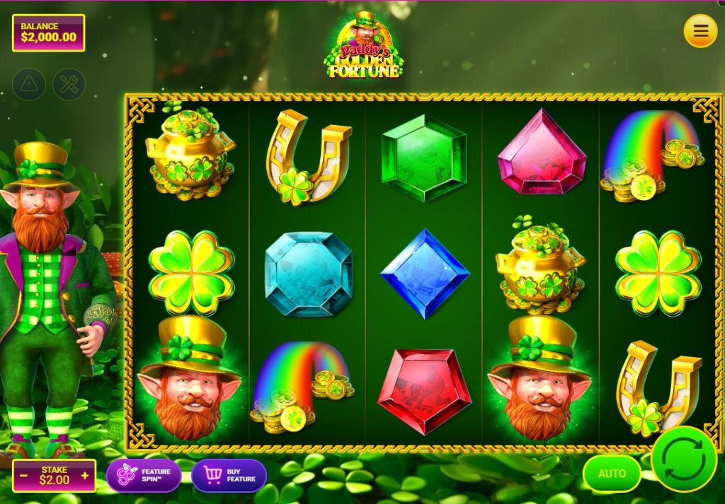 Paddy’s Golden Fortune by Spinberry slot gameplay