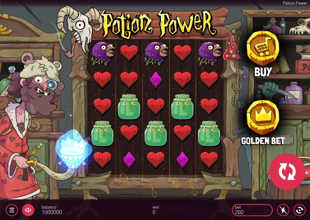 Potion Power by Peter & Sons slot gameplay