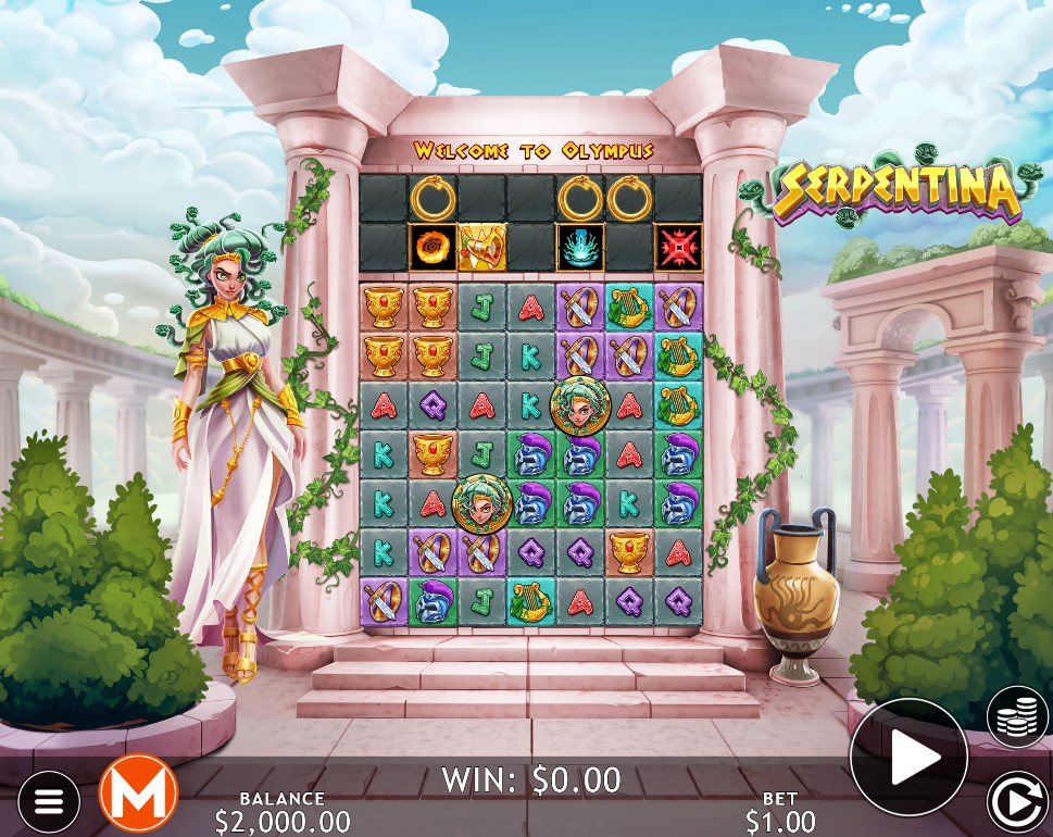 Serpentina by Massive Studios slot gameplay